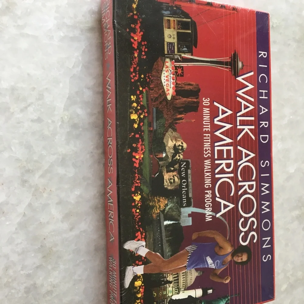 Richard Simmons Walk Across America Fitness Program cassette - Picture 5 of 16